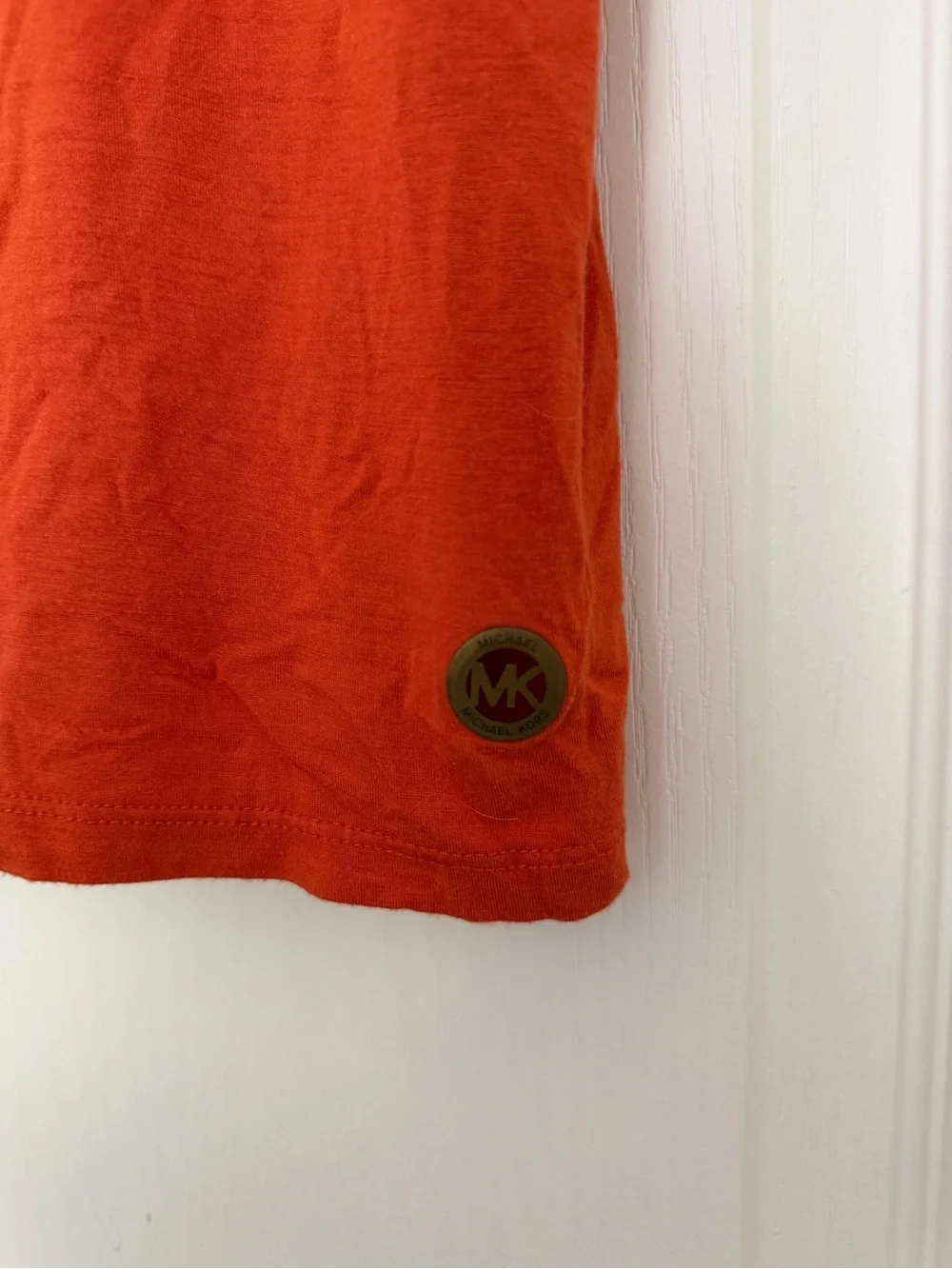 MICHAEL Michael Kors Orange Lace-Back Tank Top Size S